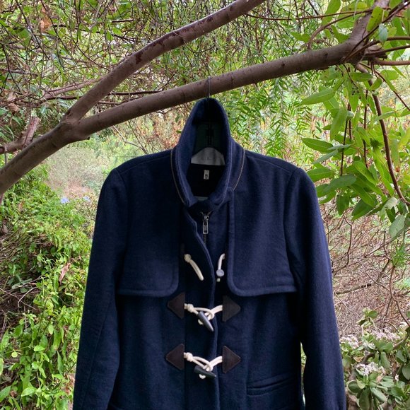 A.L.C. tailored wool duffle coat duster length - Picture 4 of 13